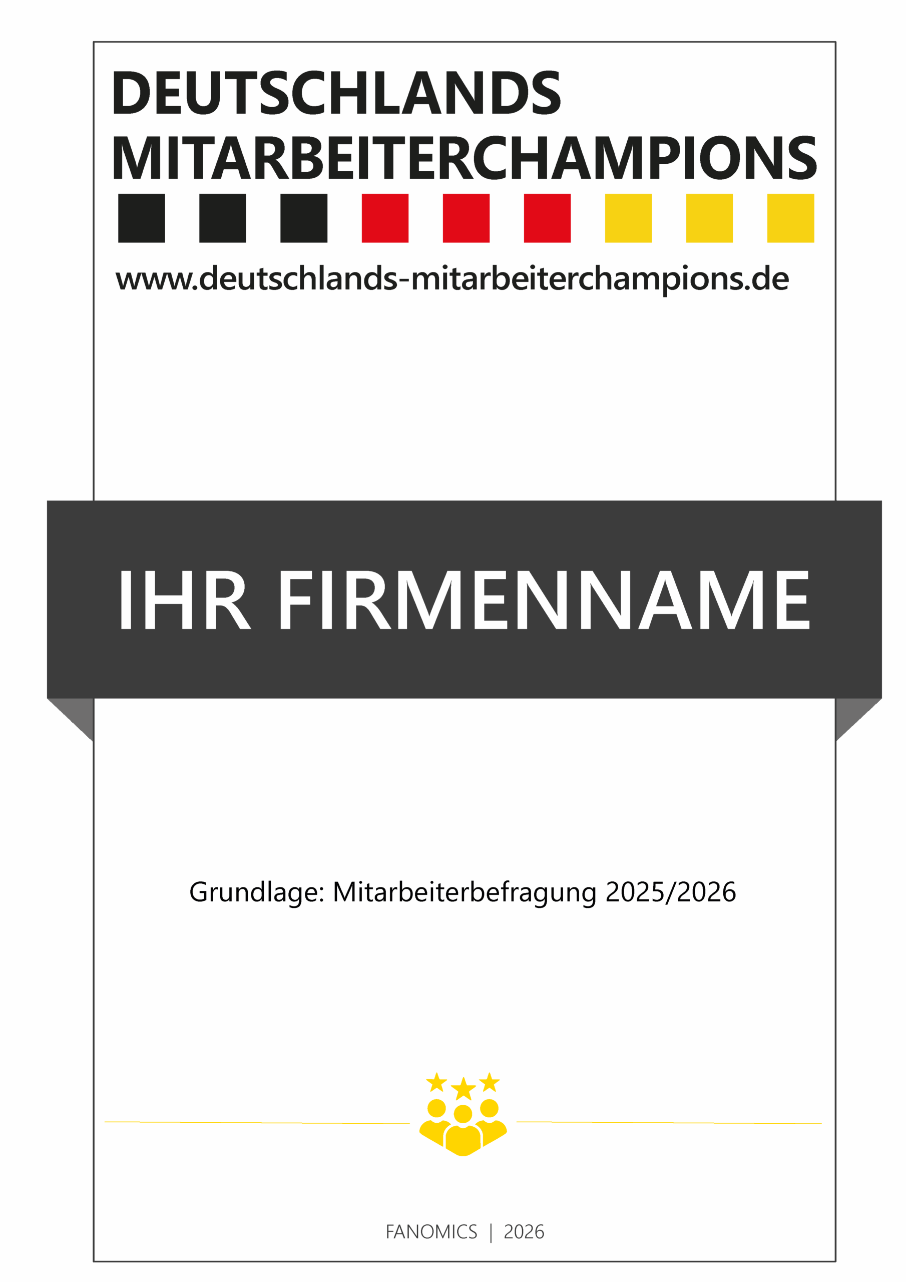 Zertifikat Deutschlands Mitarbeiterchampions